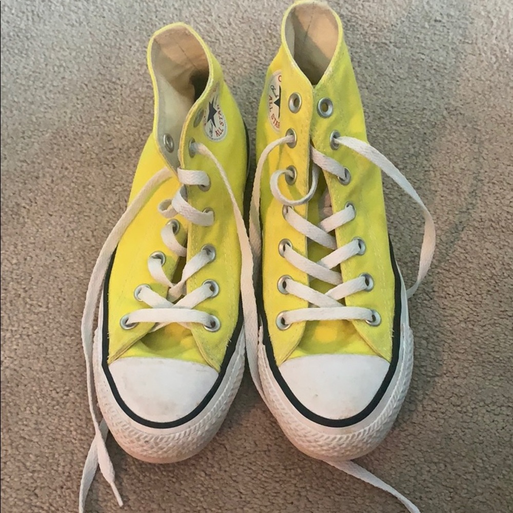 Yellow Converse